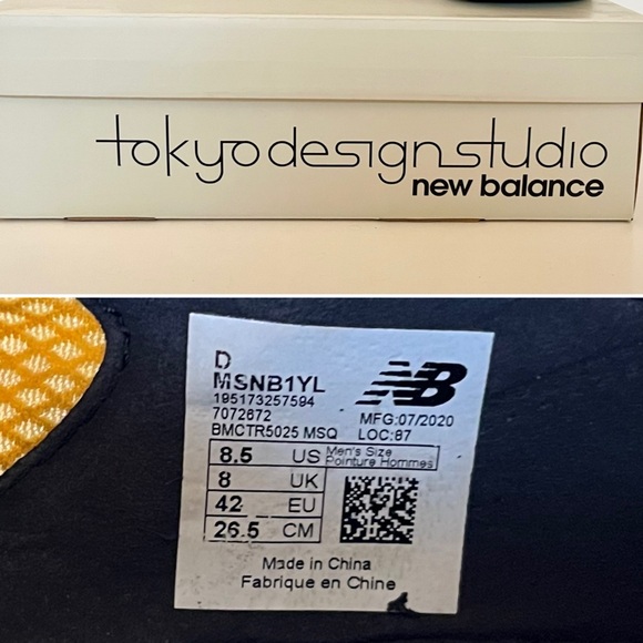 New Balance X Tokyo Design Studio Snow Peak 3 in 1 Boot, Blue Yellow, Men US 9 - Picture 16 of 16